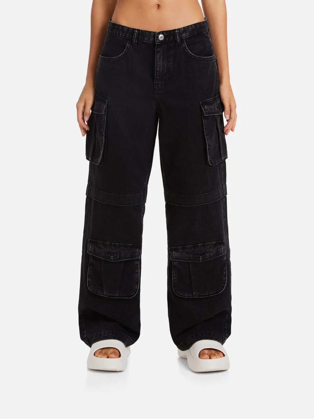 Multi-pocket cargo jeans - Image 2