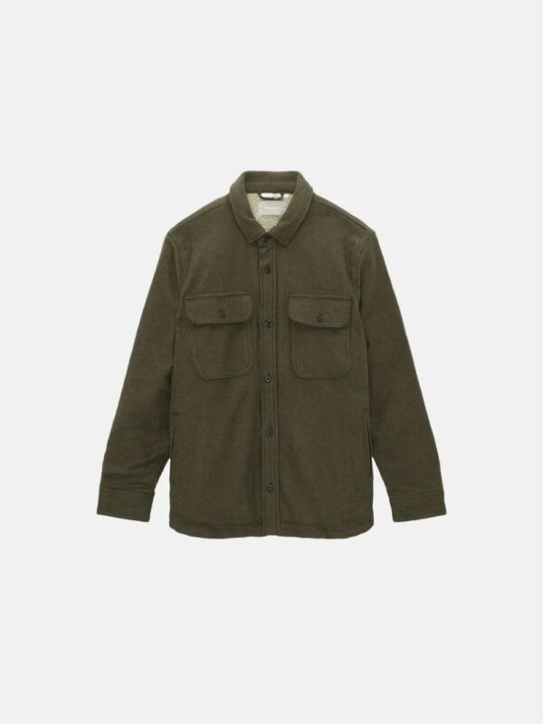 Double Pocket Overshirt Olive