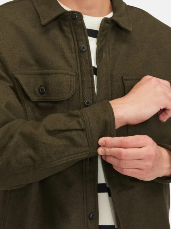 Alternative view of Double Pocket Overshirt Olive